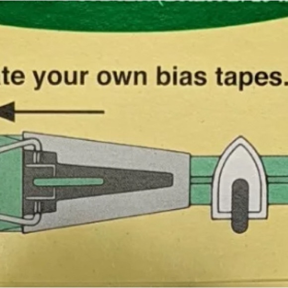 Clover Bias Tape Maker Folder 464/25 Width 25 MM (1”) NEW Sewing - Picture 2 of 6